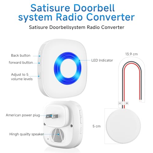 Doorbell Extender 656Ft Door Chime S4437