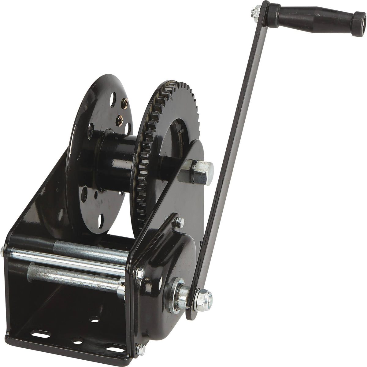 Single Speed Hand Winch with Automatic Brake, 2500-Lb. Load Capacity N8114