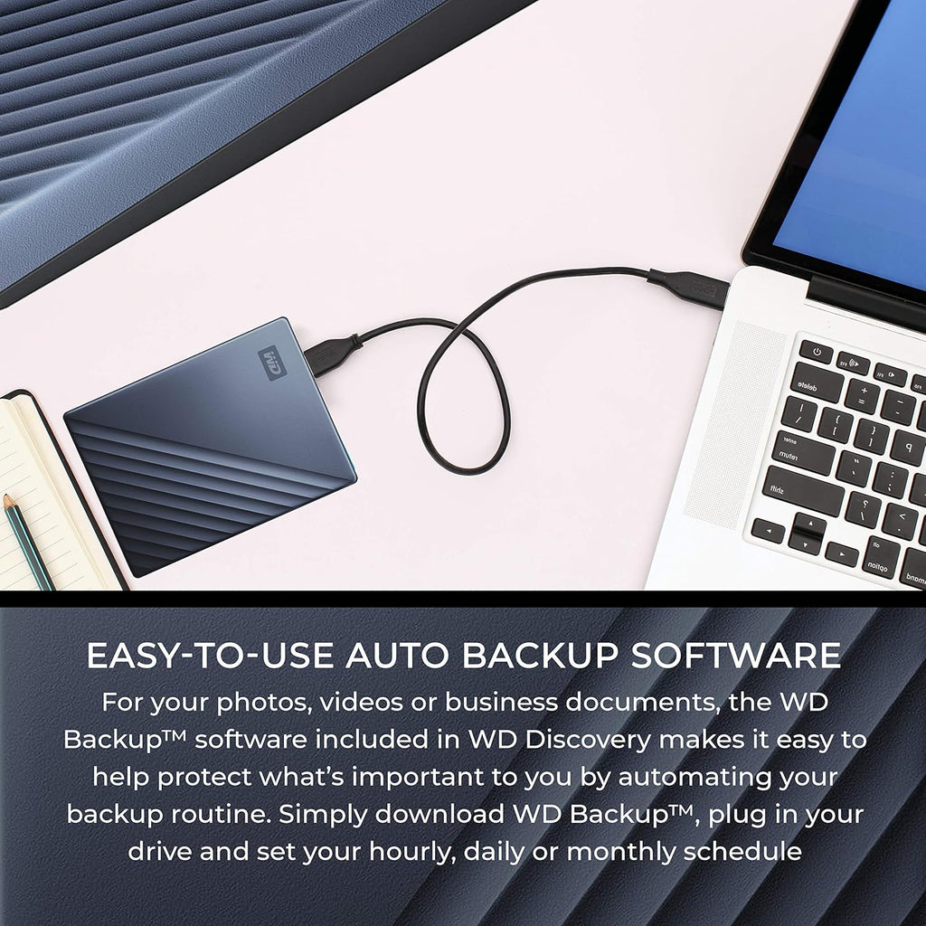 2 TB Blue Portable External Hard Drive P992056