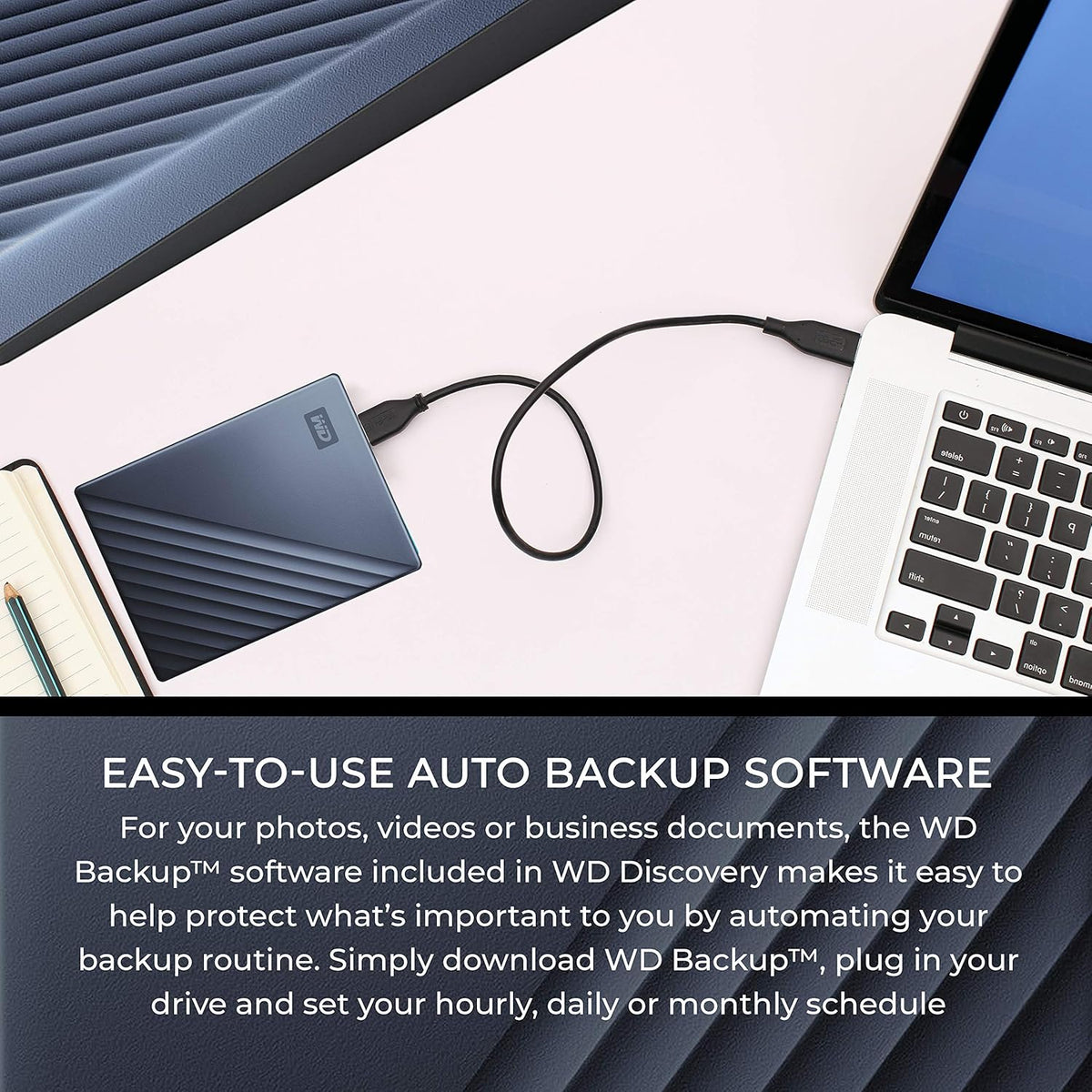 2 TB Blue Portable External Hard Drive P992056