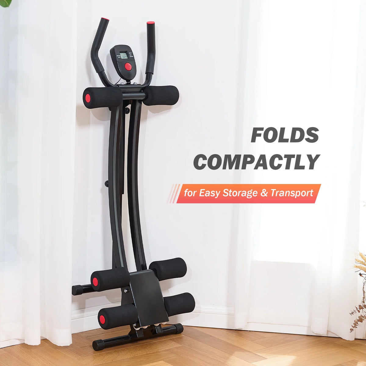 Ab Core Trainer with Display and 4 Incline Levels P82099