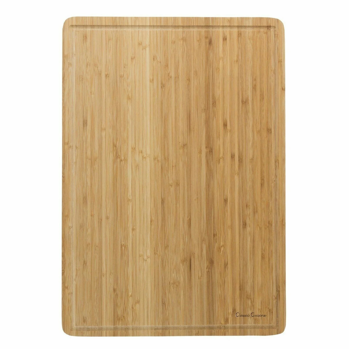 Bamboo Cutting Board with Juice Groove K73655
