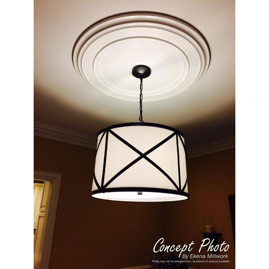 Hand-Painted Hickory Ceiling Medallion R44346