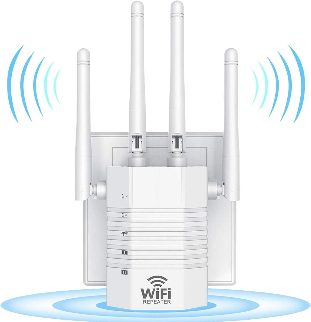 WiFi Extender Signal Amplifier 1200Mbps Ethernet Port Pack of 2 X47738