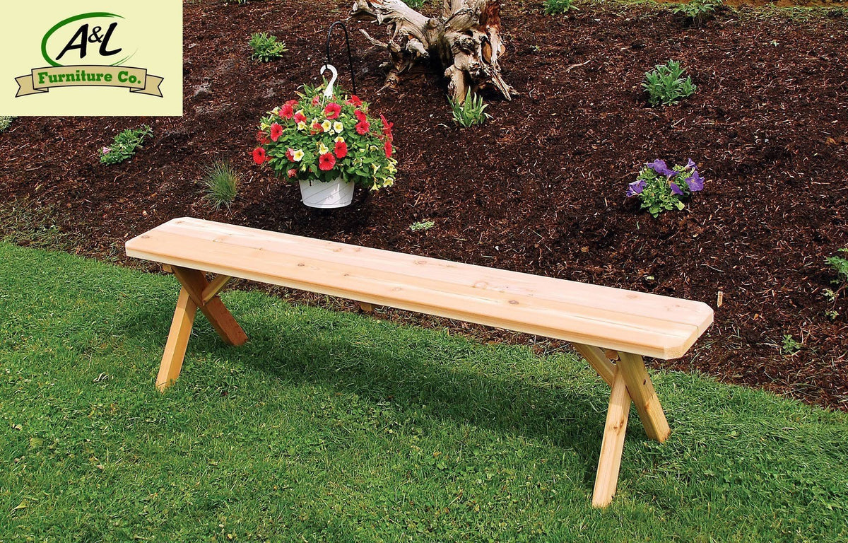 Gray Stain Cedar Picnic Bench E46864