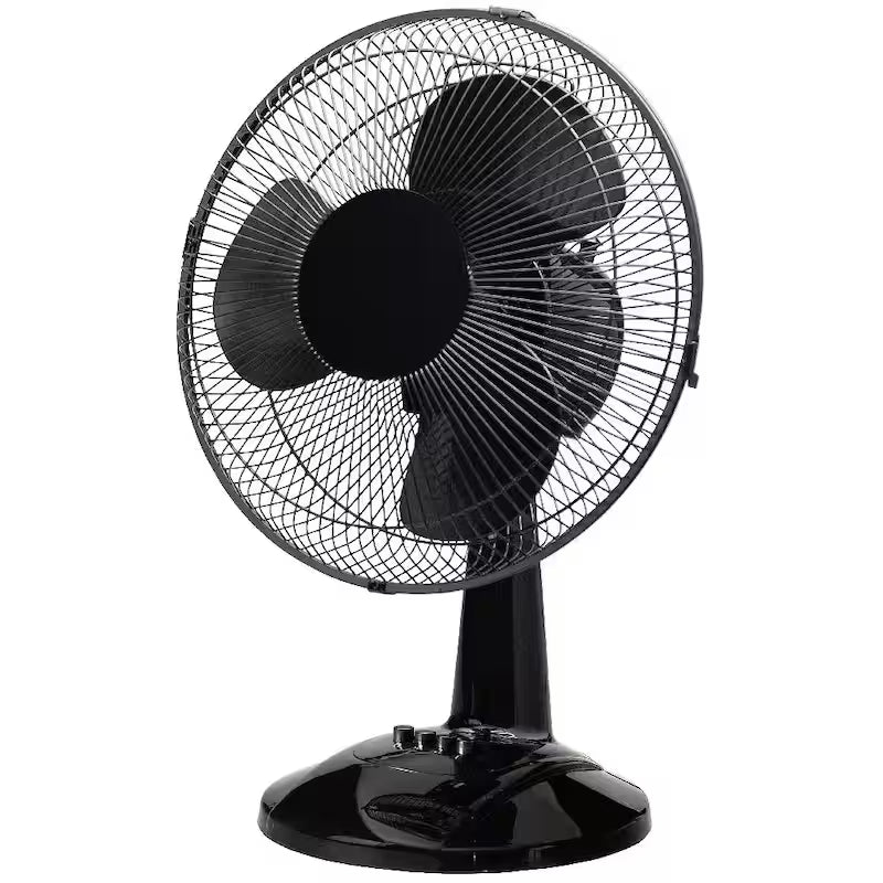 3 Speed Personal Desk Fan in Black U642