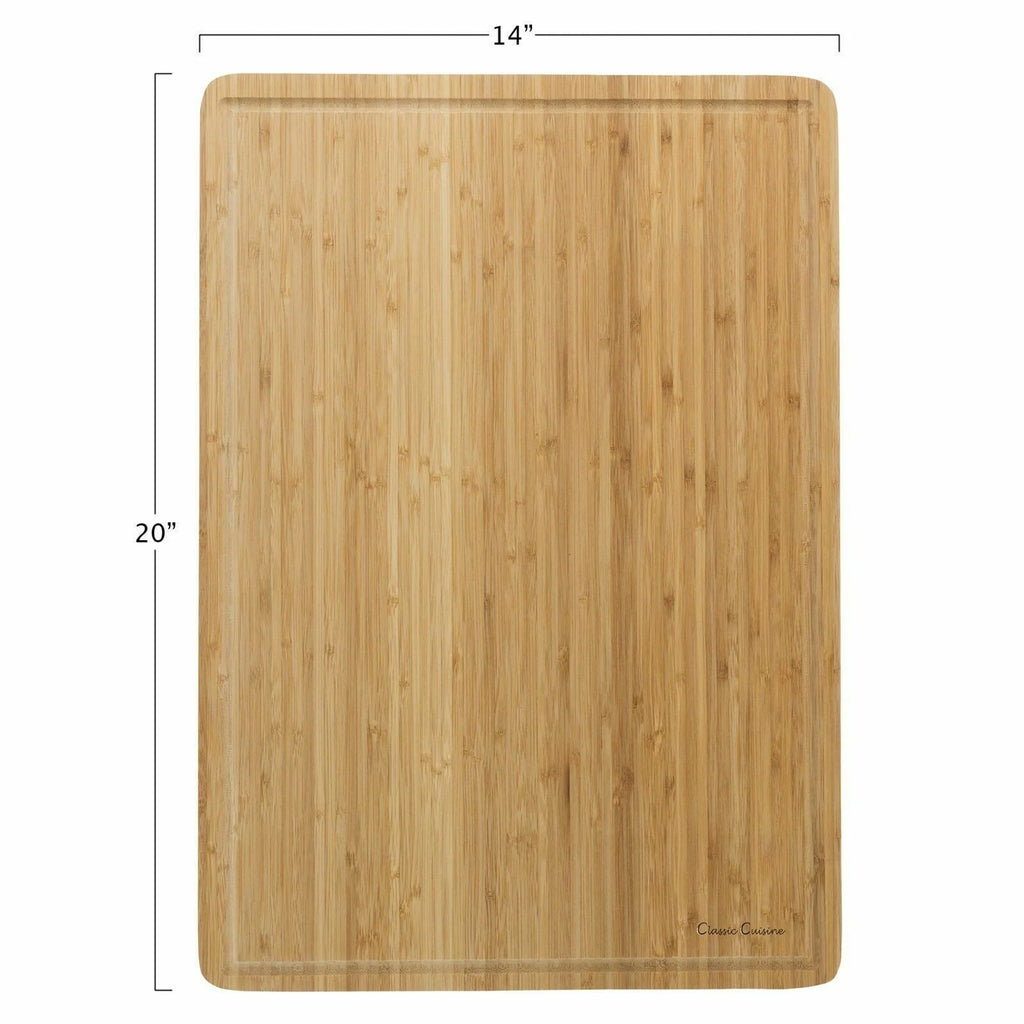 Bamboo Cutting Board with Juice Groove K73655