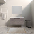 40x22 Oak Wood Bathroom Vanity Set with Sink Y53226