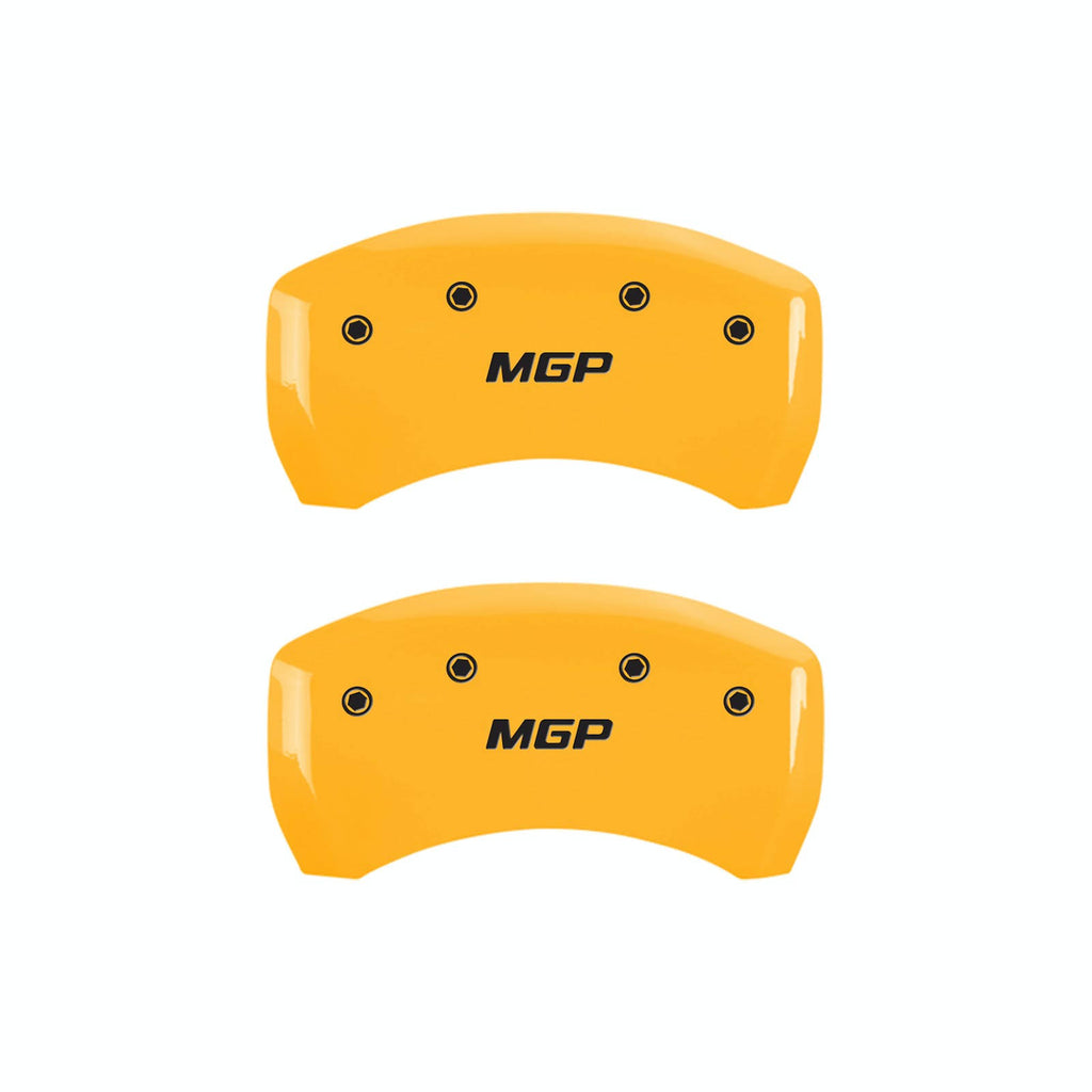 Rear Caliper Covers Black Yellow Finish R229864