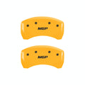 Rear Caliper Covers Black Yellow Finish R229864