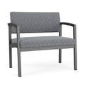 Bariatric Fabric Seat Waiting Room Chair with Metal Frame K926722