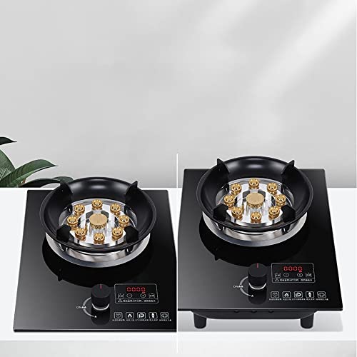 Black Tempered Glass Built-in Gas Cooker H47074