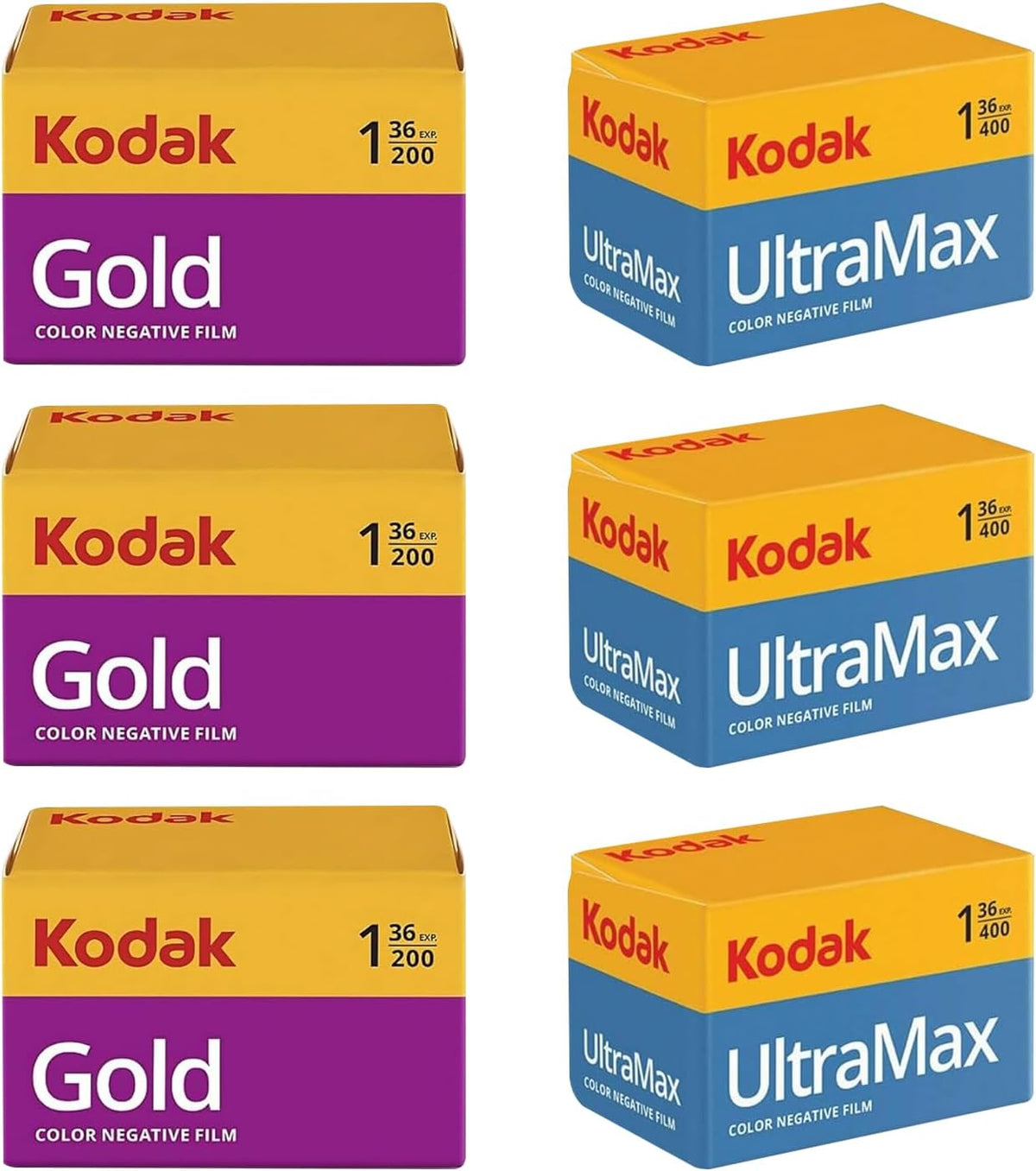 35mm Film 3 Pack & 35mm Film 3 Pack Bundle (6 Total Rolls) 36exp N272867
