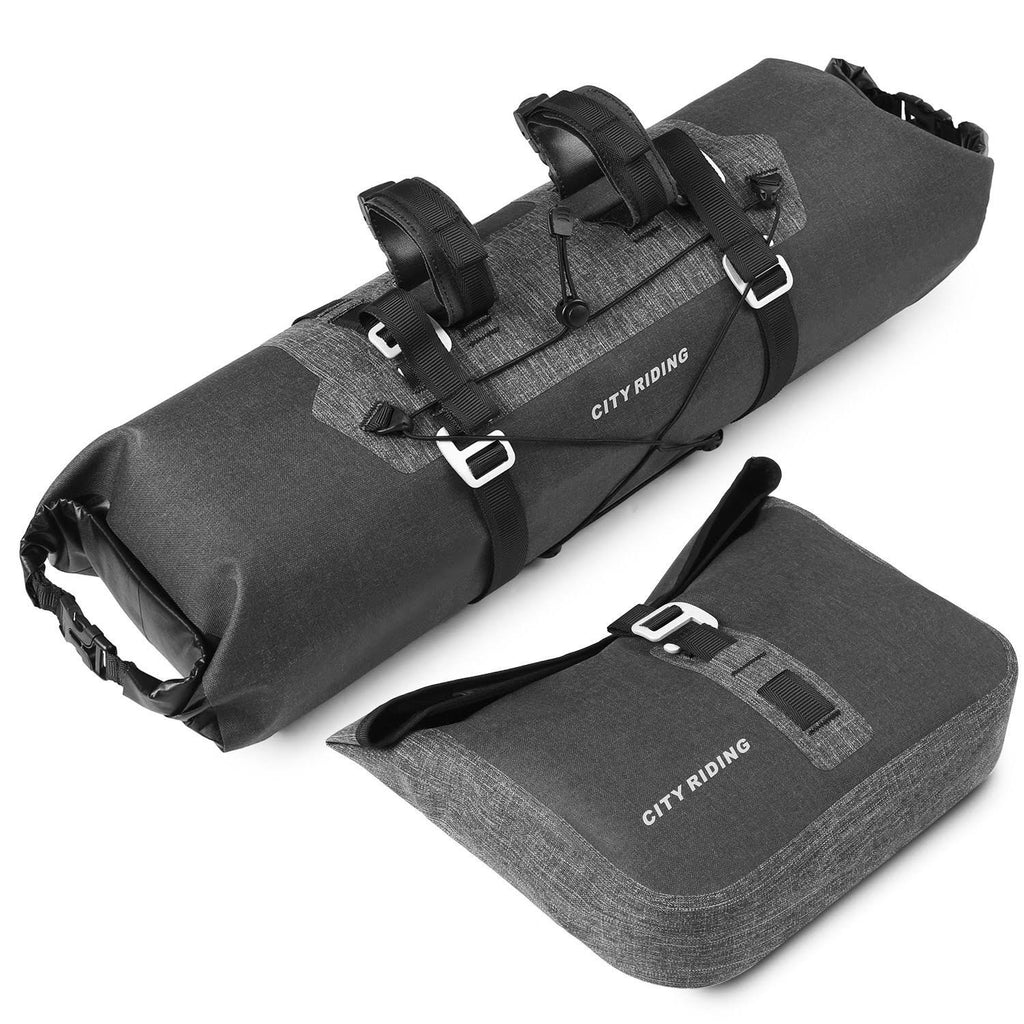 Waterproof 2 in 1 Cycling Handlebar Bag Set Large Capacity D6836