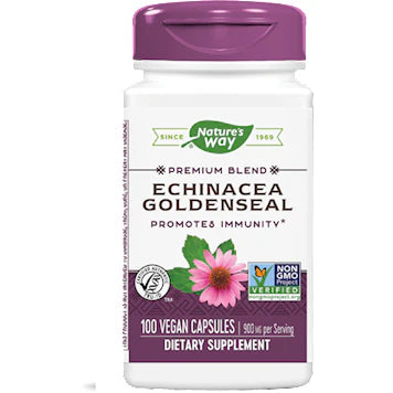Echinacea Goldenseal Root Complex 100 Capsules F563