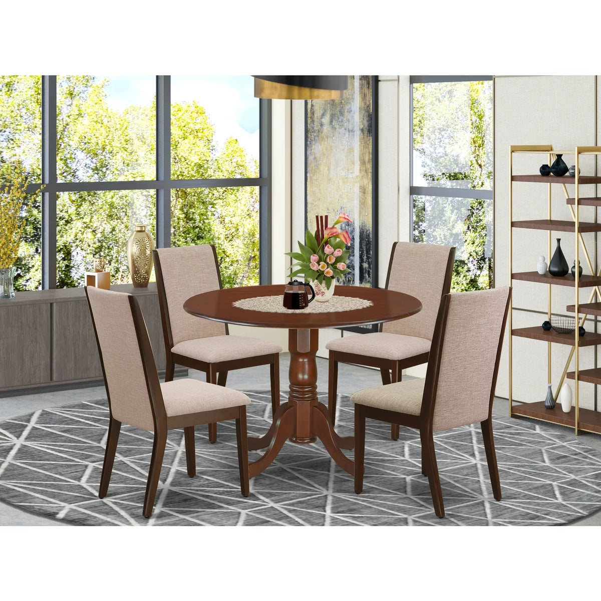 5-piece Wood Dining Set G44729