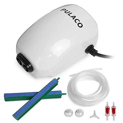 Ultra Quiet Aquarium Air Pump Dual Outlet Fish Tank Aerator Pump J988000