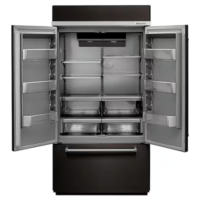 Black Stainless Built-In French Door Refrigerator Y650732