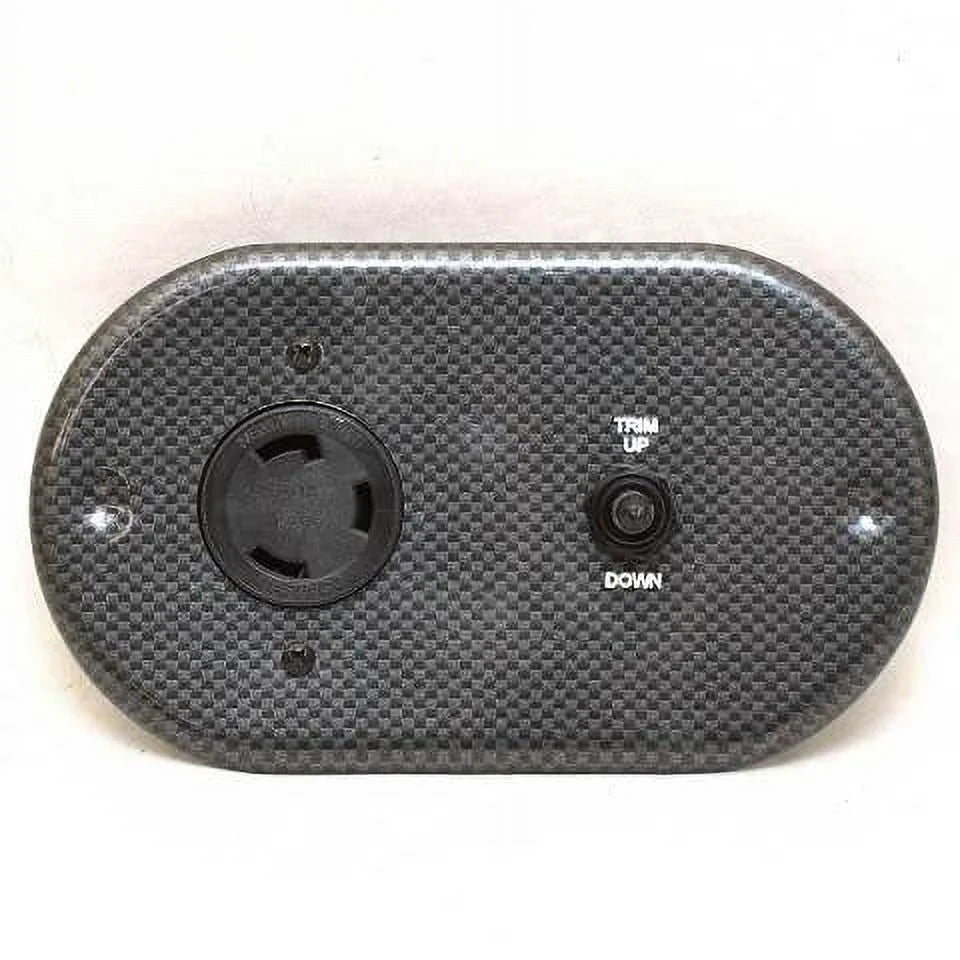 Boat Trolling Motor Panel 7 1/8 x 4 1/8 Inch 30A 125V J223855