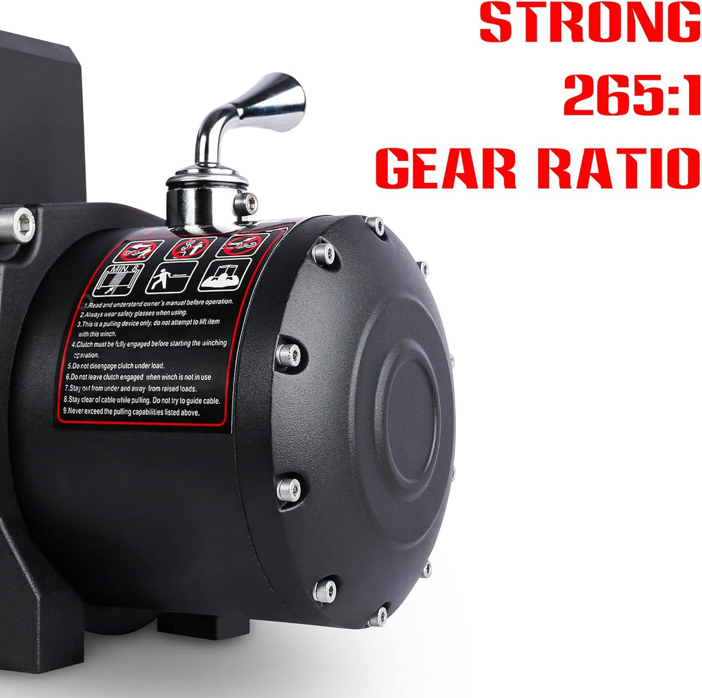 Blue 12000 lb Electric Winch Kit with Wireless Remote G331