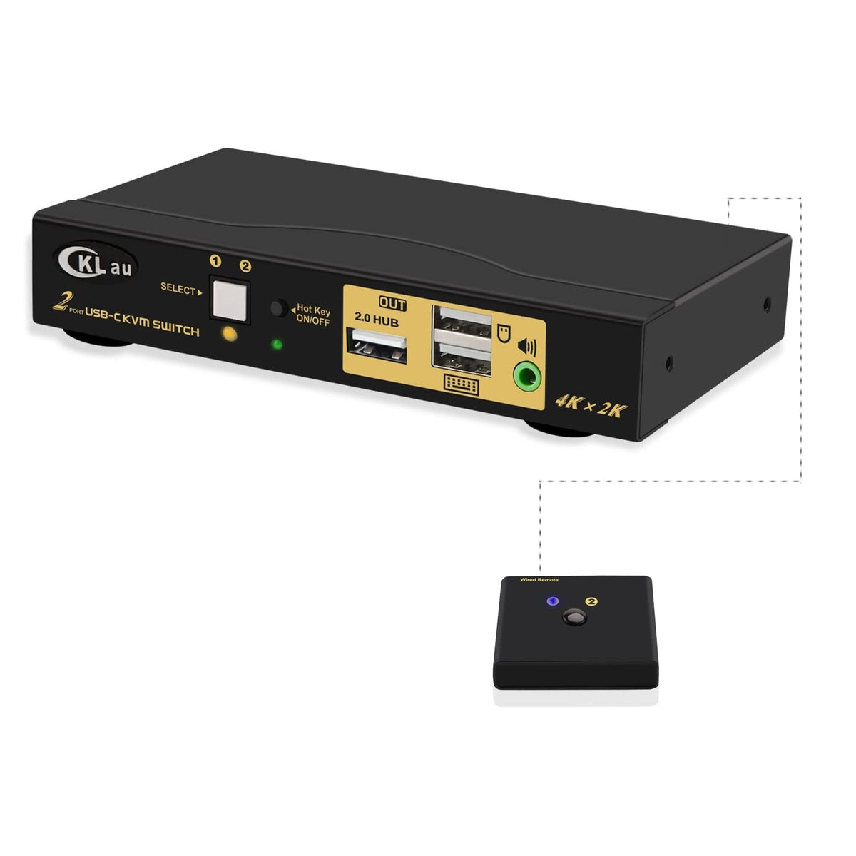 4 Port HDMI 2.0 USB 3.0 KVM Switch with Cables L59505