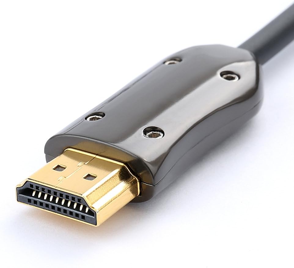 Fiber Optic HDMI Cable 50ft 4K60Hz 18Gbps Slim UHD Video Cord Pack of 2 X593