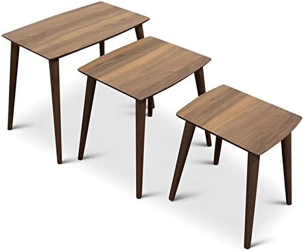 Wood Nesting Tables Set of 3 M2977