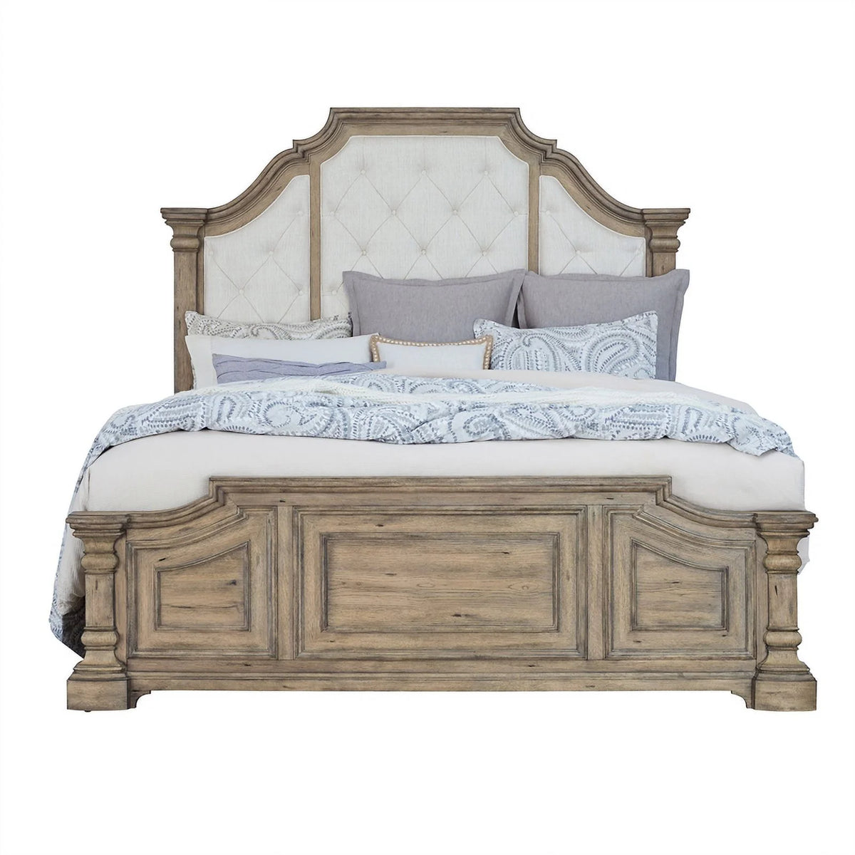Queen Fabric Upholstered Bed H75491