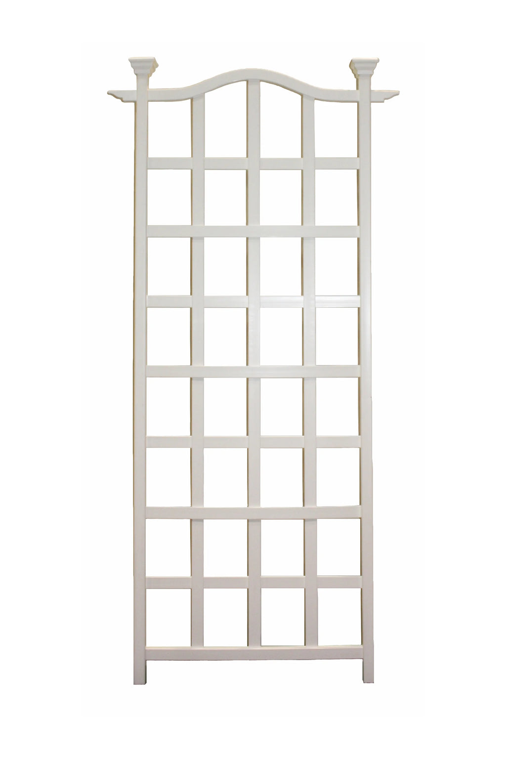 White Vinyl Trellis P7415
