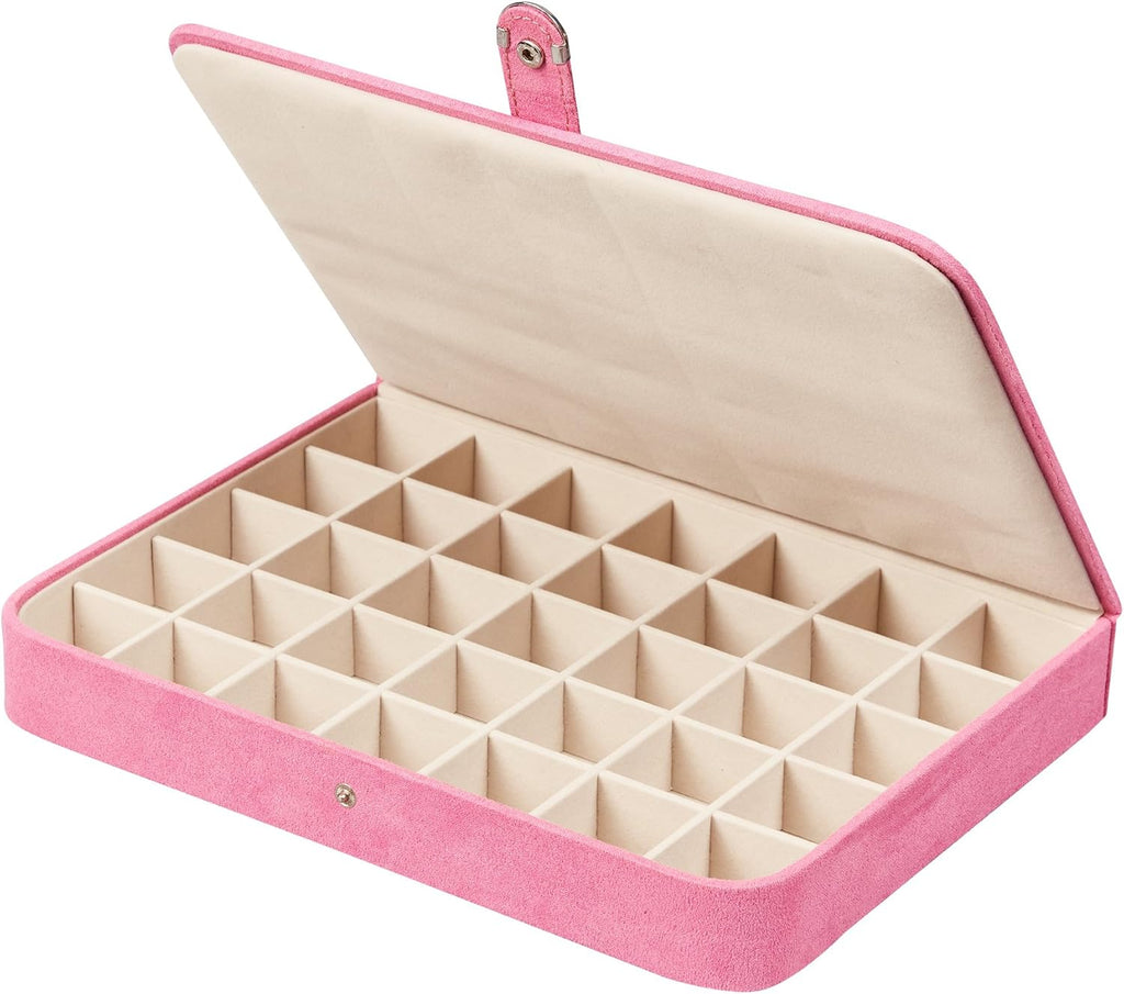 Pink Plush Fabric Jewelry Box H460922