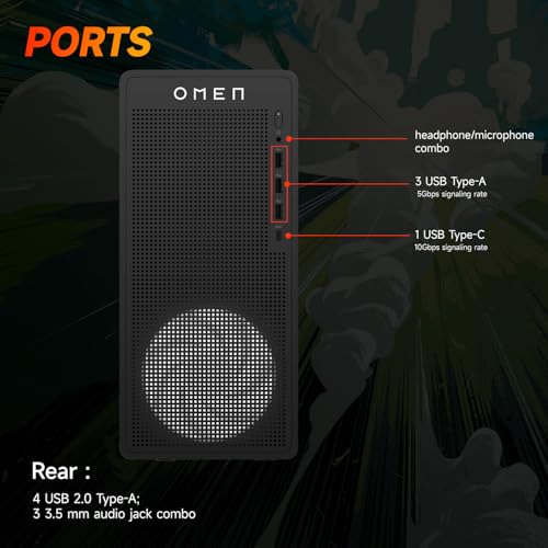 i7 RTX 4060 64GB DDR5 RAM 2TB SSD Gaming Desktop H496577