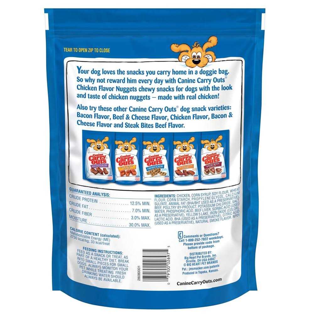 Chicken Flavor Nuggets Dog Snacks N912