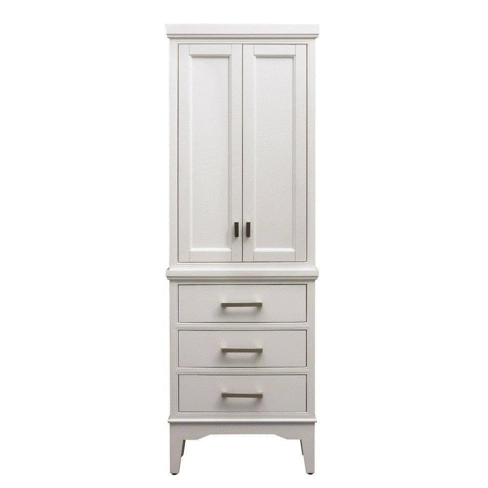 White Linen Cabinet V328