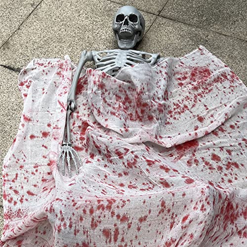 5.4Ft Halloween Life Size Human Skeleton with Movable Joints S960