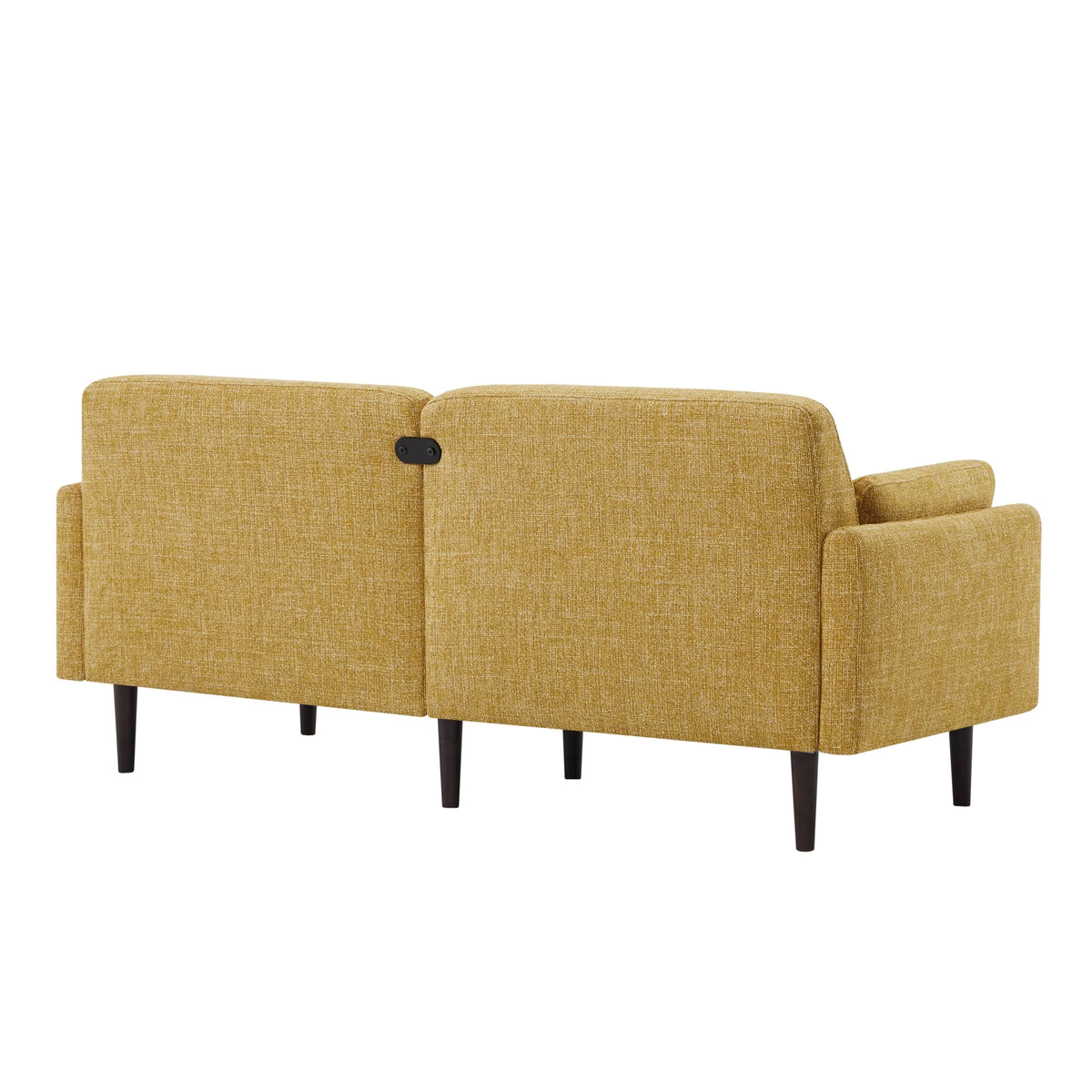 Mid-Century Modern Fabric Sofa with Solid Wood Leg T99598
