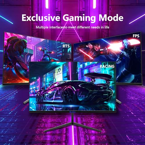 24 Inch Curved Gaming Monitor Full HD 1080P Frameless FreeSync E9558