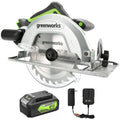 24V Brushless Cordless 7.25'' Circular Saw with Battery and Charger Y881364