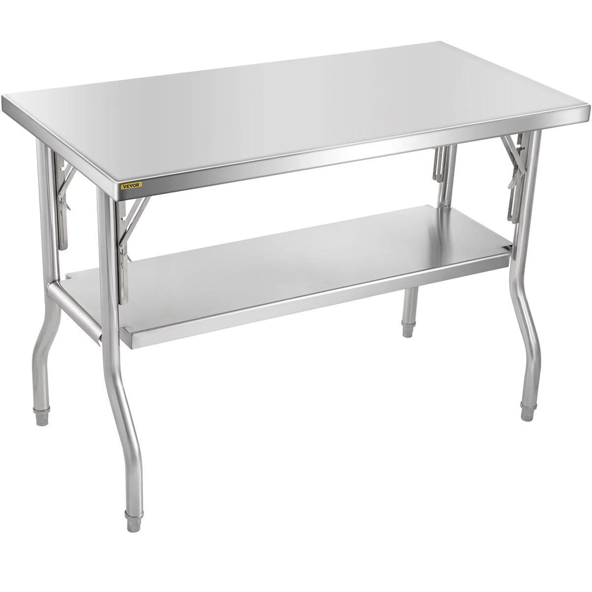 48 x 24 inch Stainless Steel Folding Worktable X134134