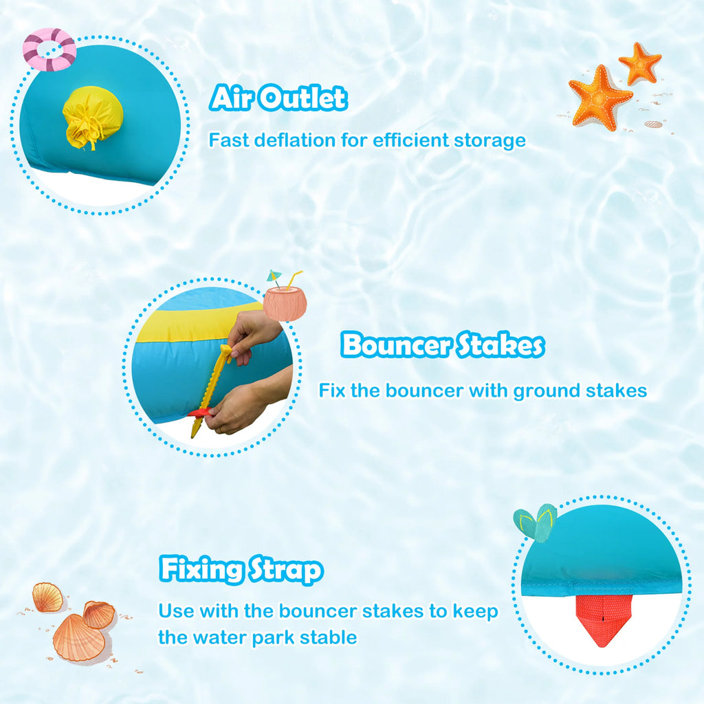 Inflatable Water Slide Park Splash Pool B538