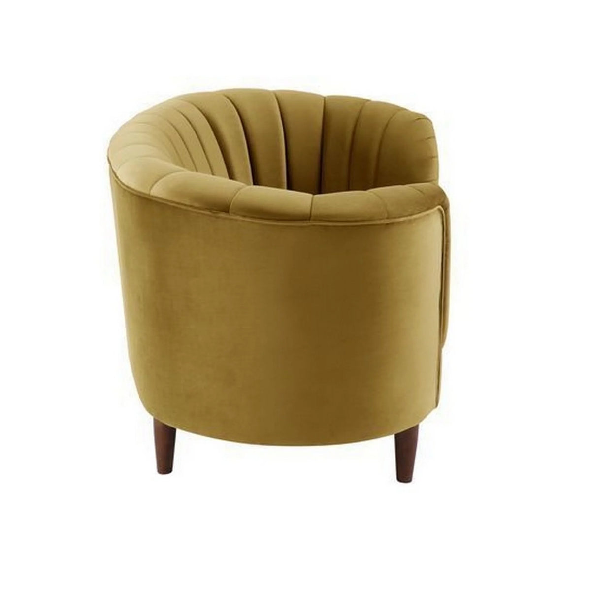 Yellow Channel Tufted Loveseat B432289