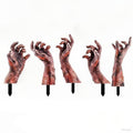 5 Pack Halloween Zombie Arm Yard Stakes F164212