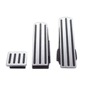 Chrome Pedal Set Black Insert U995338