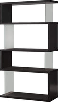 Glossy Black Bookcase M5487