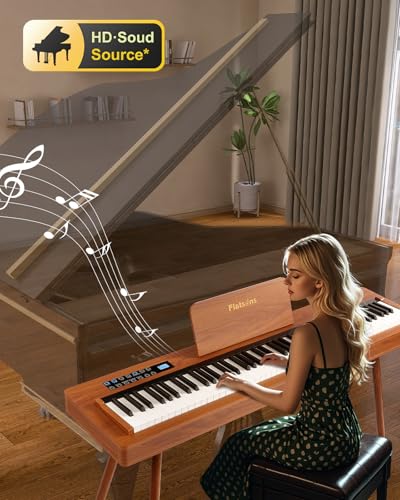 88 Key Fully Weighted Electric Piano with LCD Display U1947