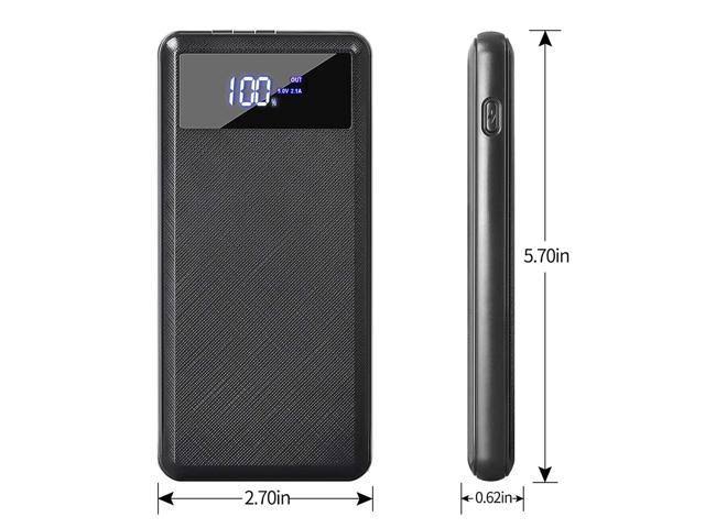 10000mAh Portable Power Bank with Built-in Cable G8202