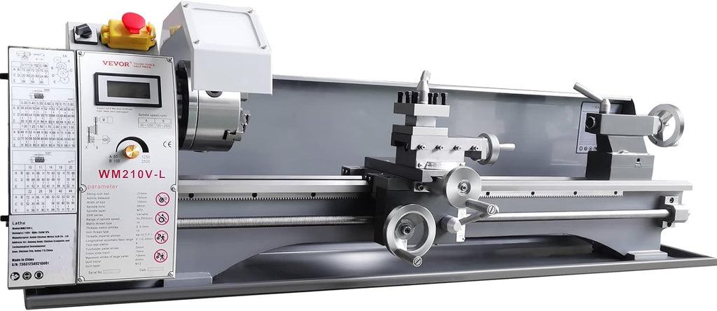 8.3'' x 29.5'' Precision Benchtop Metal Lathe with Tool Box U612352
