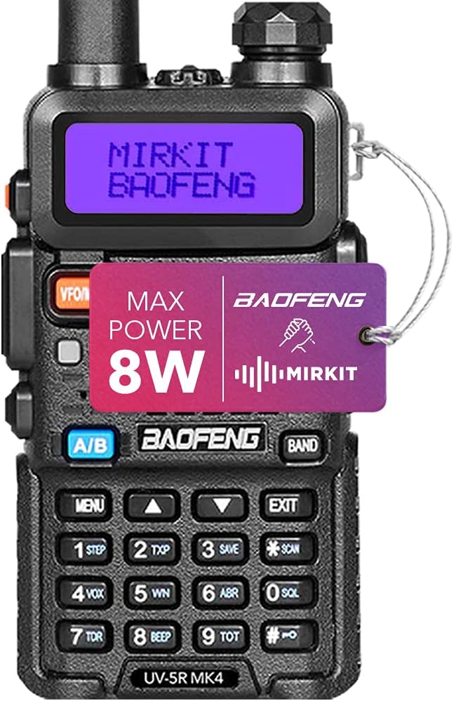 Handheld Ham Radio Starter Kit 8 Watt with 3800 mAh W794