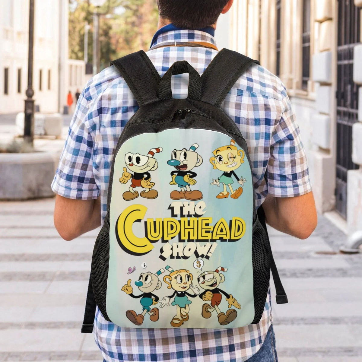 Lightweight Unisex Daypack Backpack W52684