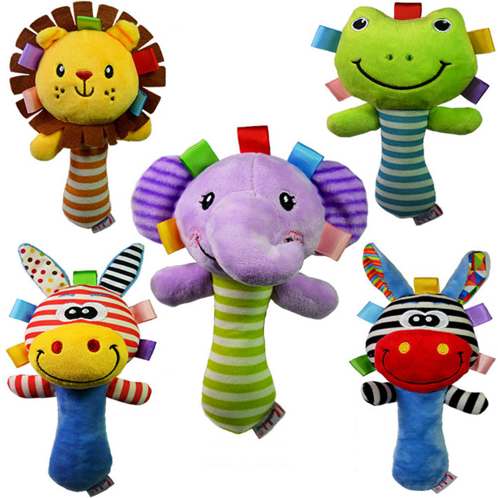 Giraffe Plush Rattle Toy for Newborn V44620