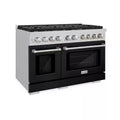 8-Burner Freestanding Gas Range and Double Convection Oven in Stainless Steel X327057